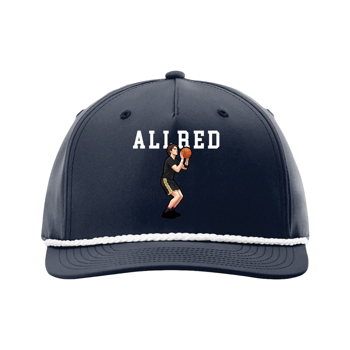 Five-Panel Classic Rope Cap — Shirsey in Navy
