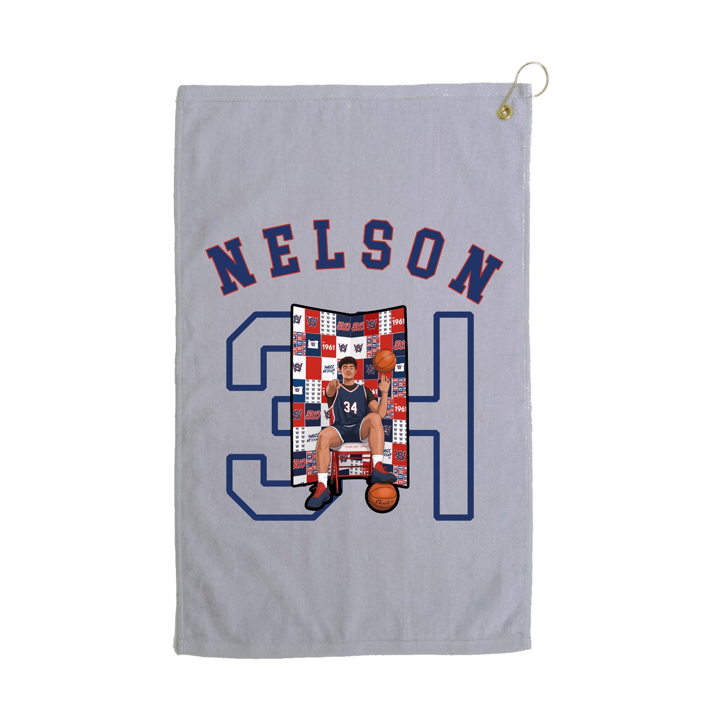 Golf Towel — Shirsey Arch in Grey