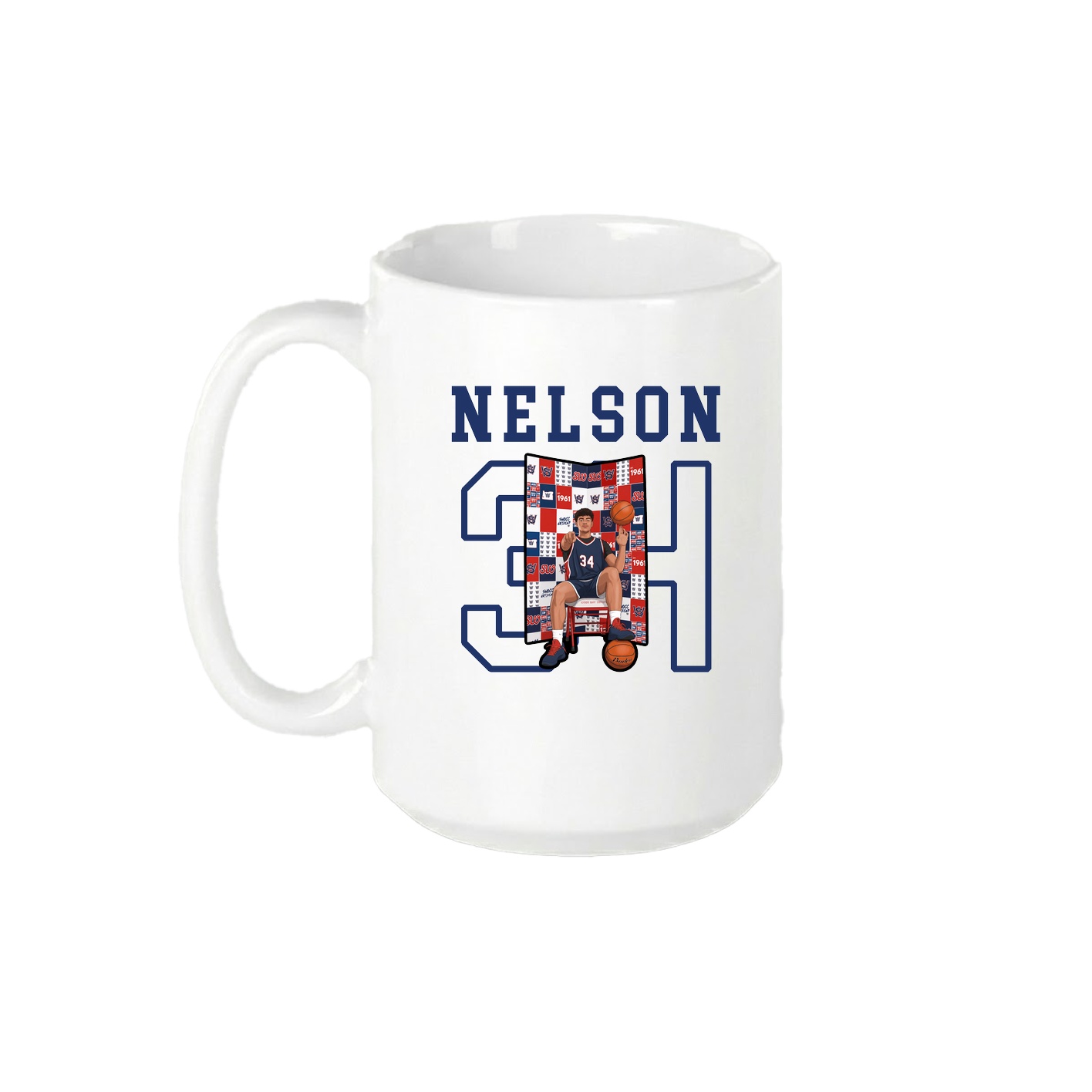 15oz Coffee Mug — Shirsey in White