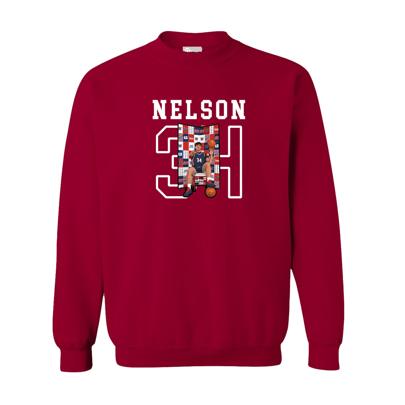 Fleece Crew — Shirsey in Cardinal