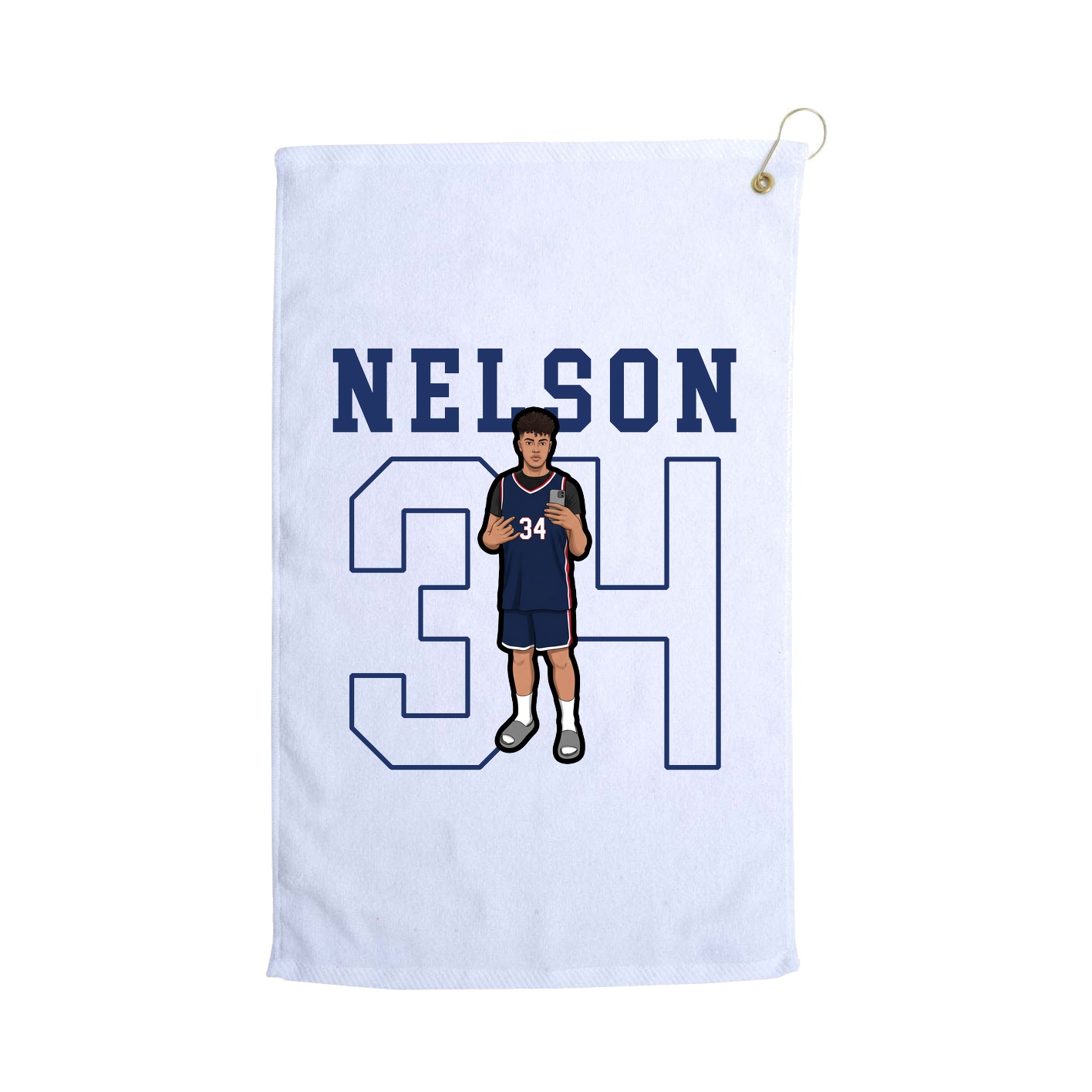 Golf Towel — Shirsey in White