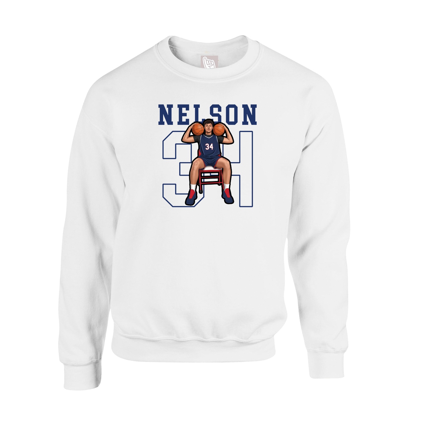 Fleece Crew — Shirsey in White