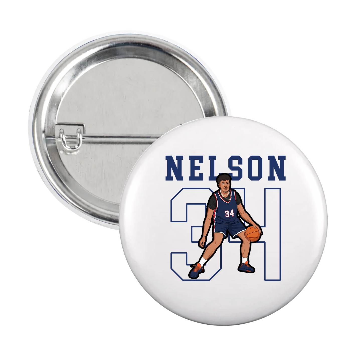 Game Day Button — Shirsey in White