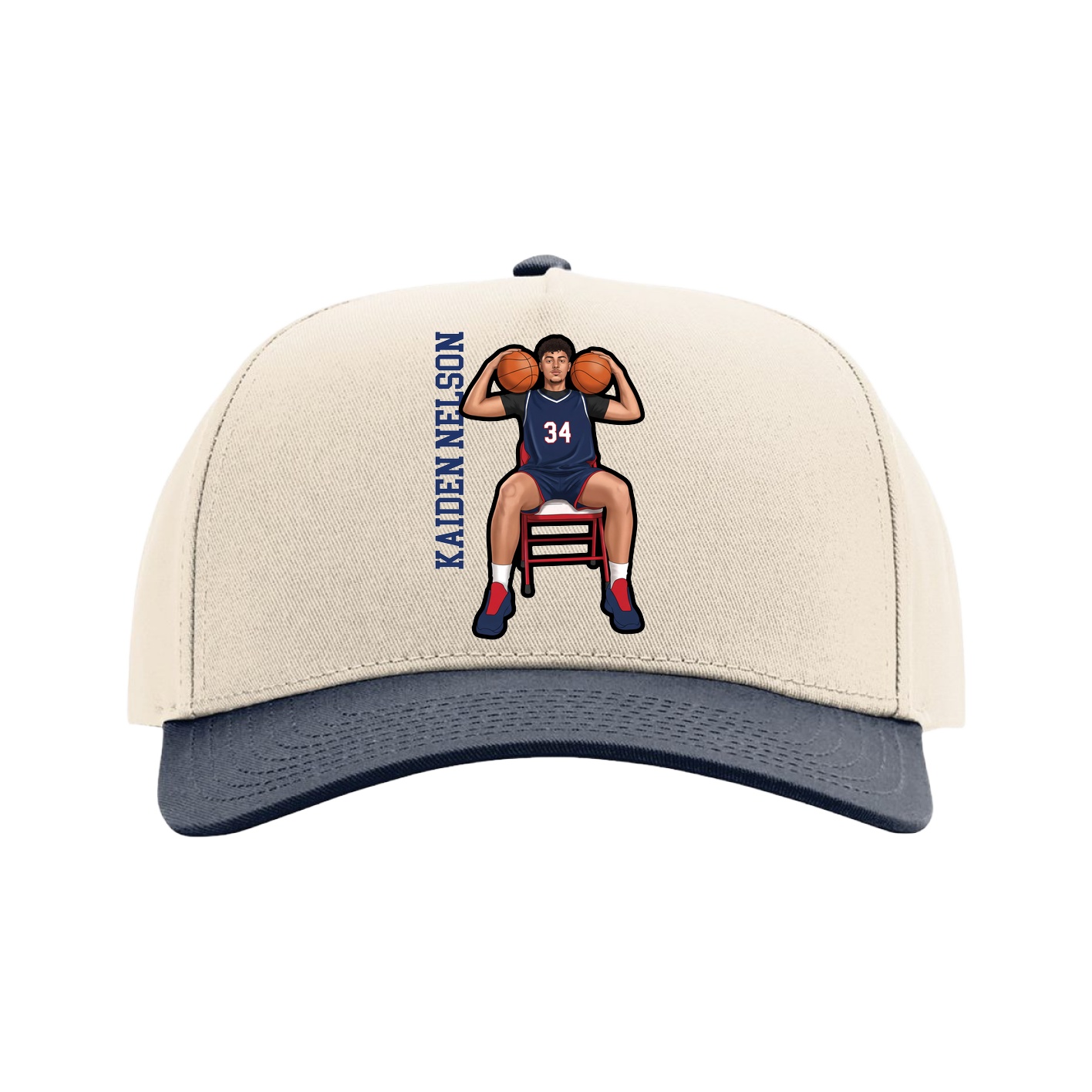 Full Fabric Five-Panel Champ Cap