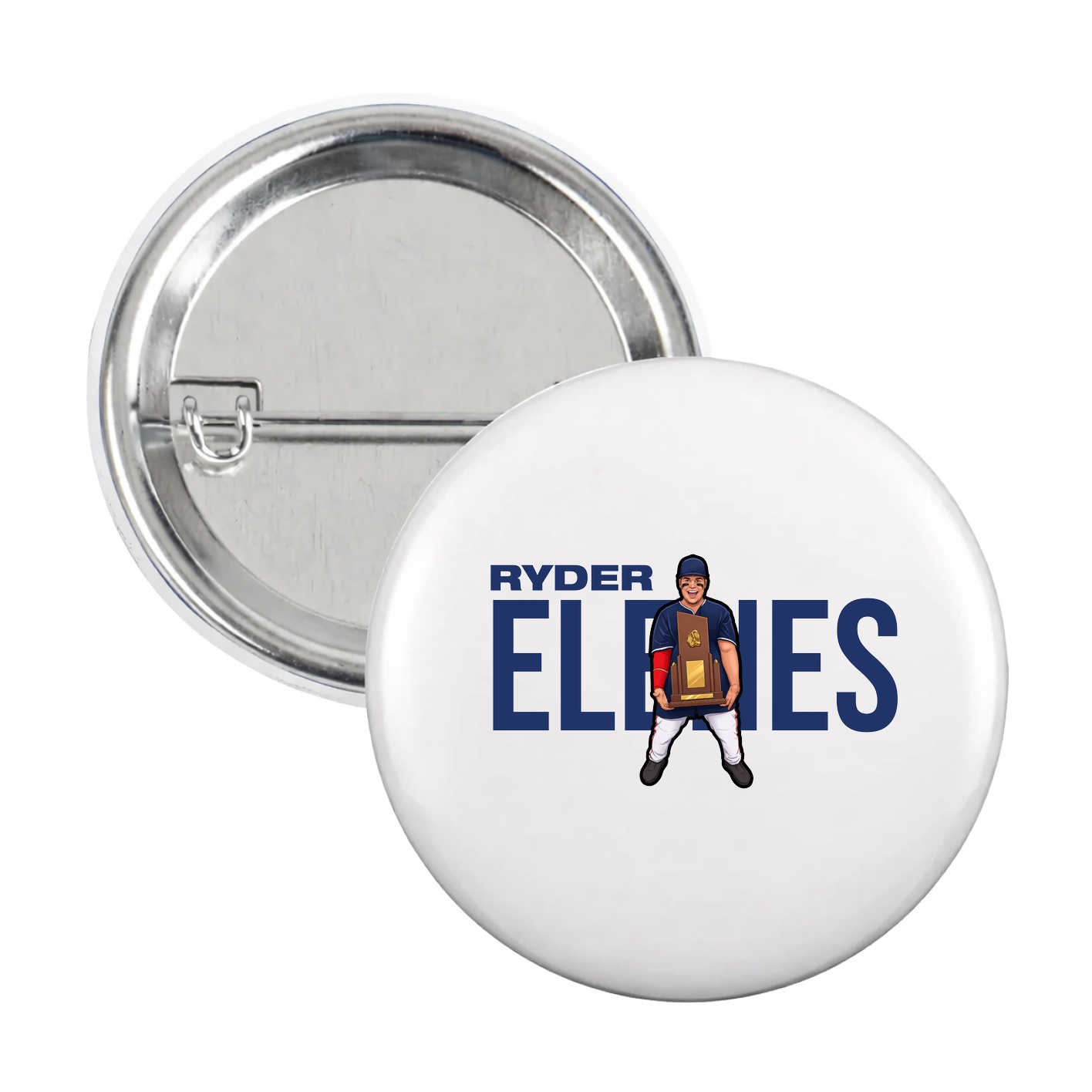 Game Day Button — Player Name in White
