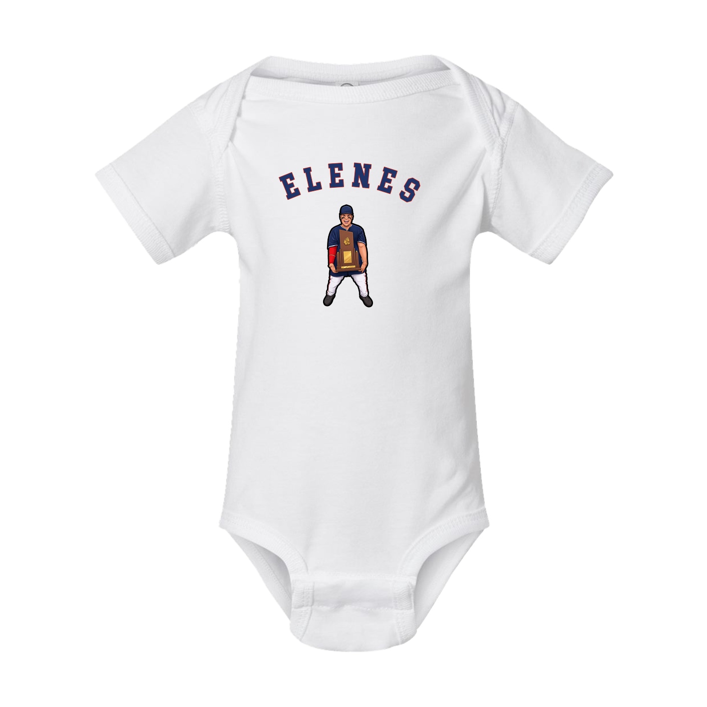 Baby Onesie — Shirsey Arch in White