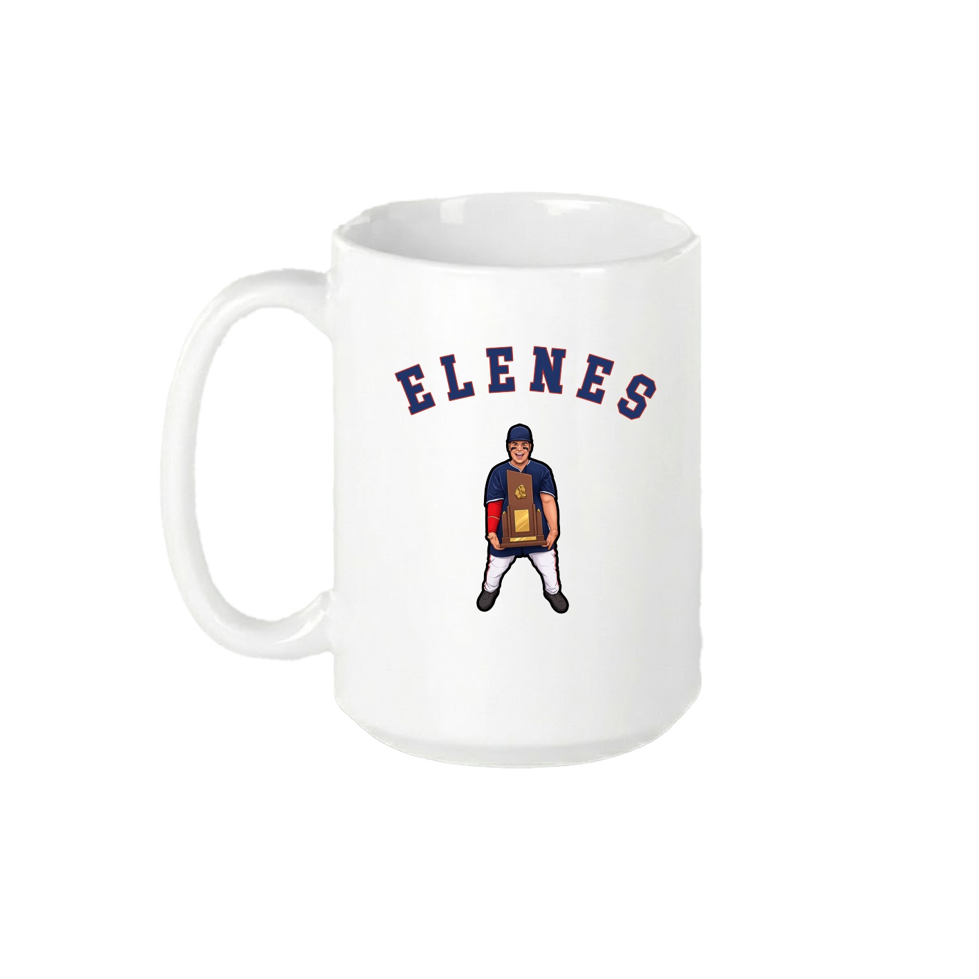 15oz Coffee Mug — Shirsey Arch in White