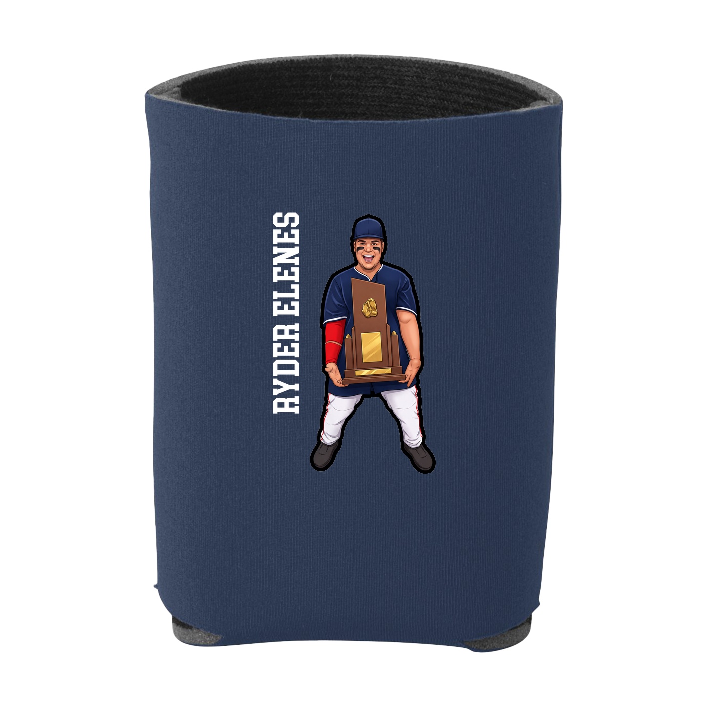 Can Holder — Name Vertical in Navy