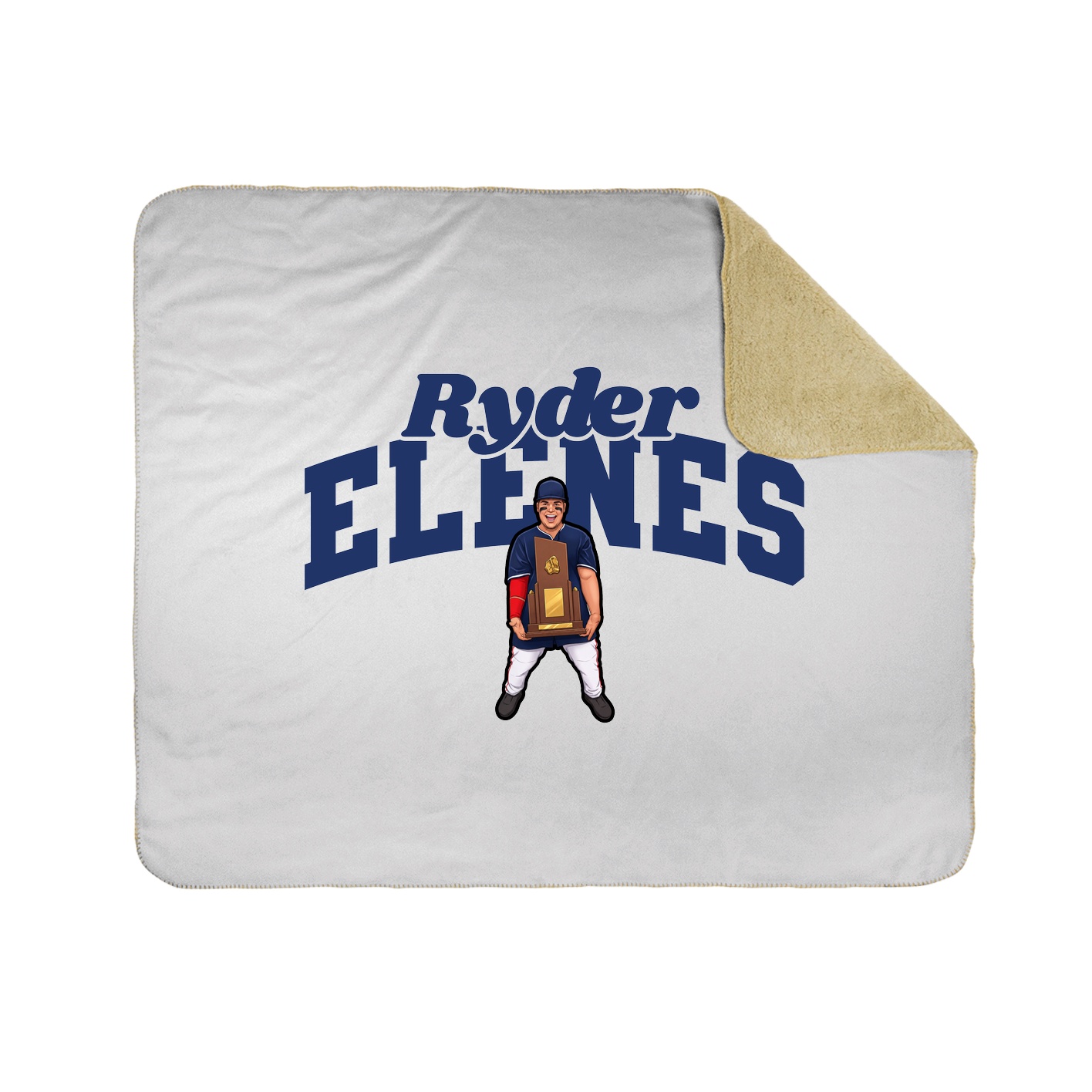 Throw Blanket — Signature Arch in White