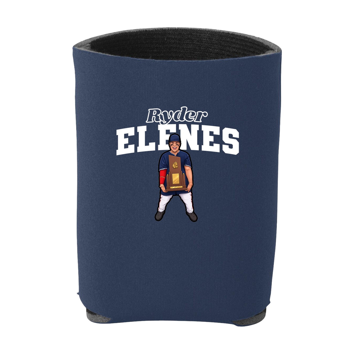 Can Holder — Name Arch in Navy