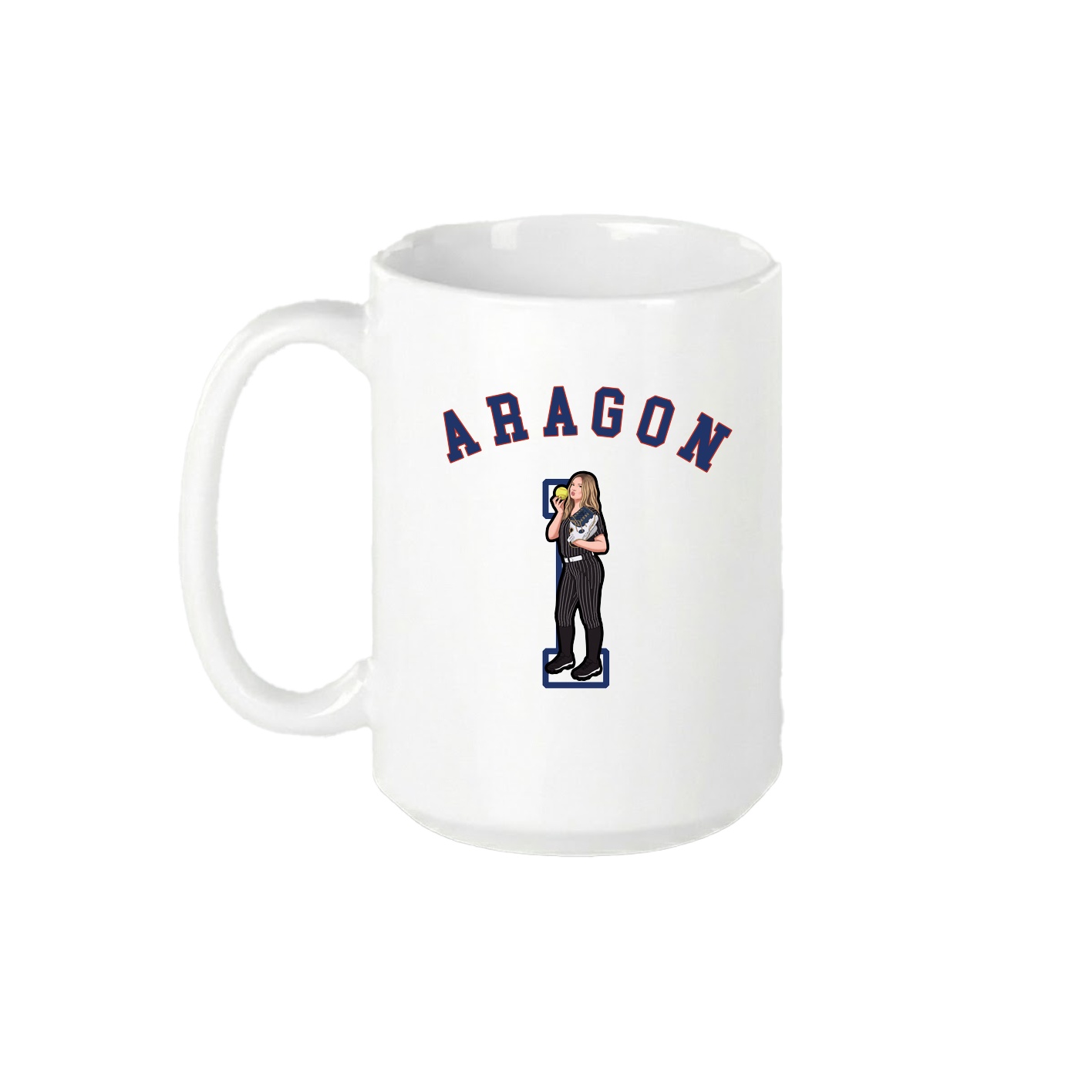 15oz Coffee Mug — Shirsey Arch in White