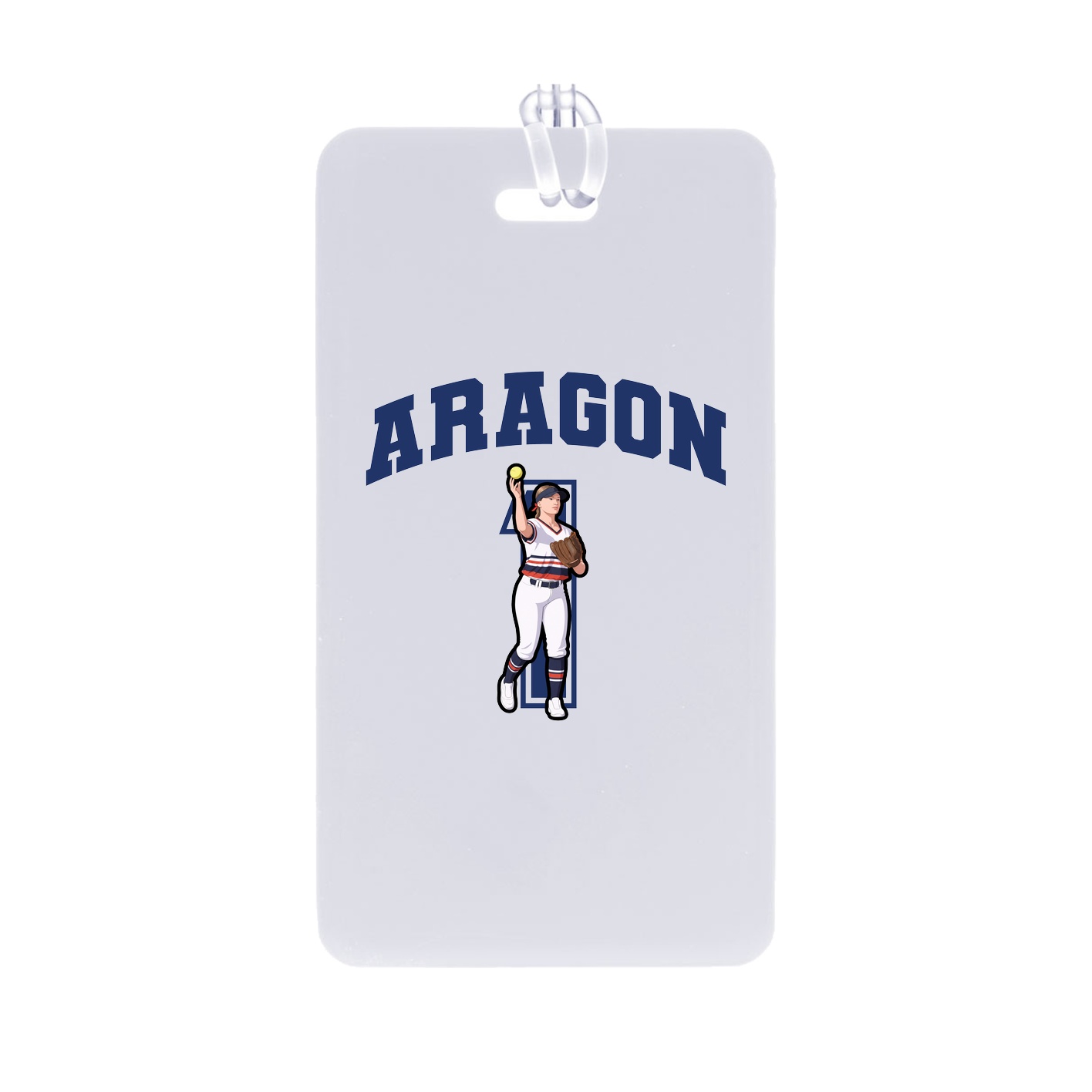 Bag Tag — Number in Classic