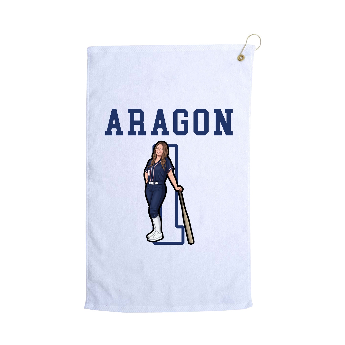 Golf Towel — Shirsey in White