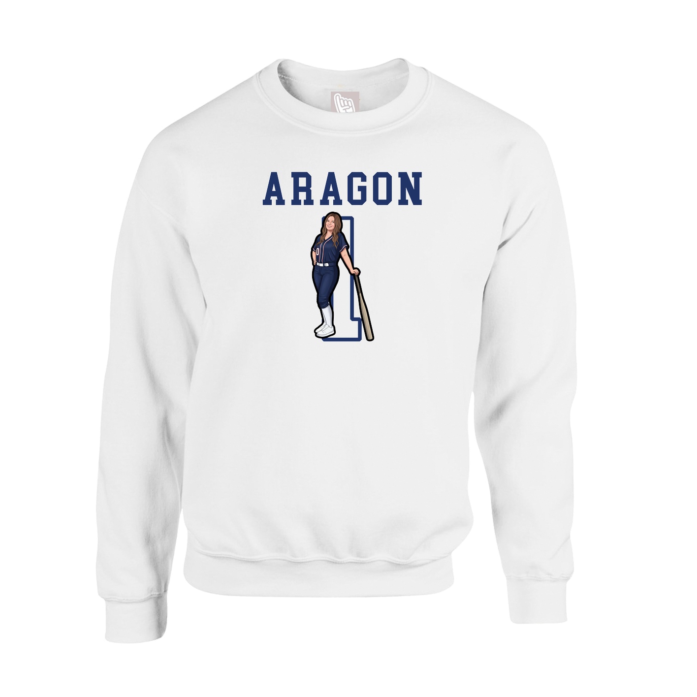 Fleece Crew — Shirsey in White