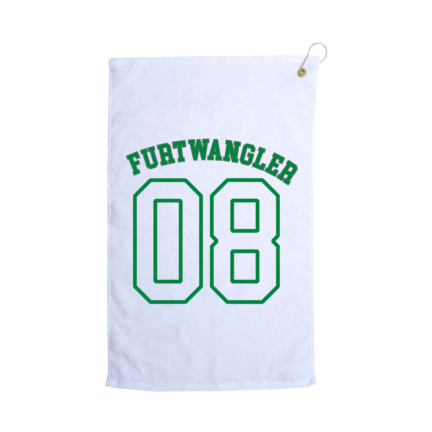Golf Towel — Shirsey Arch in White