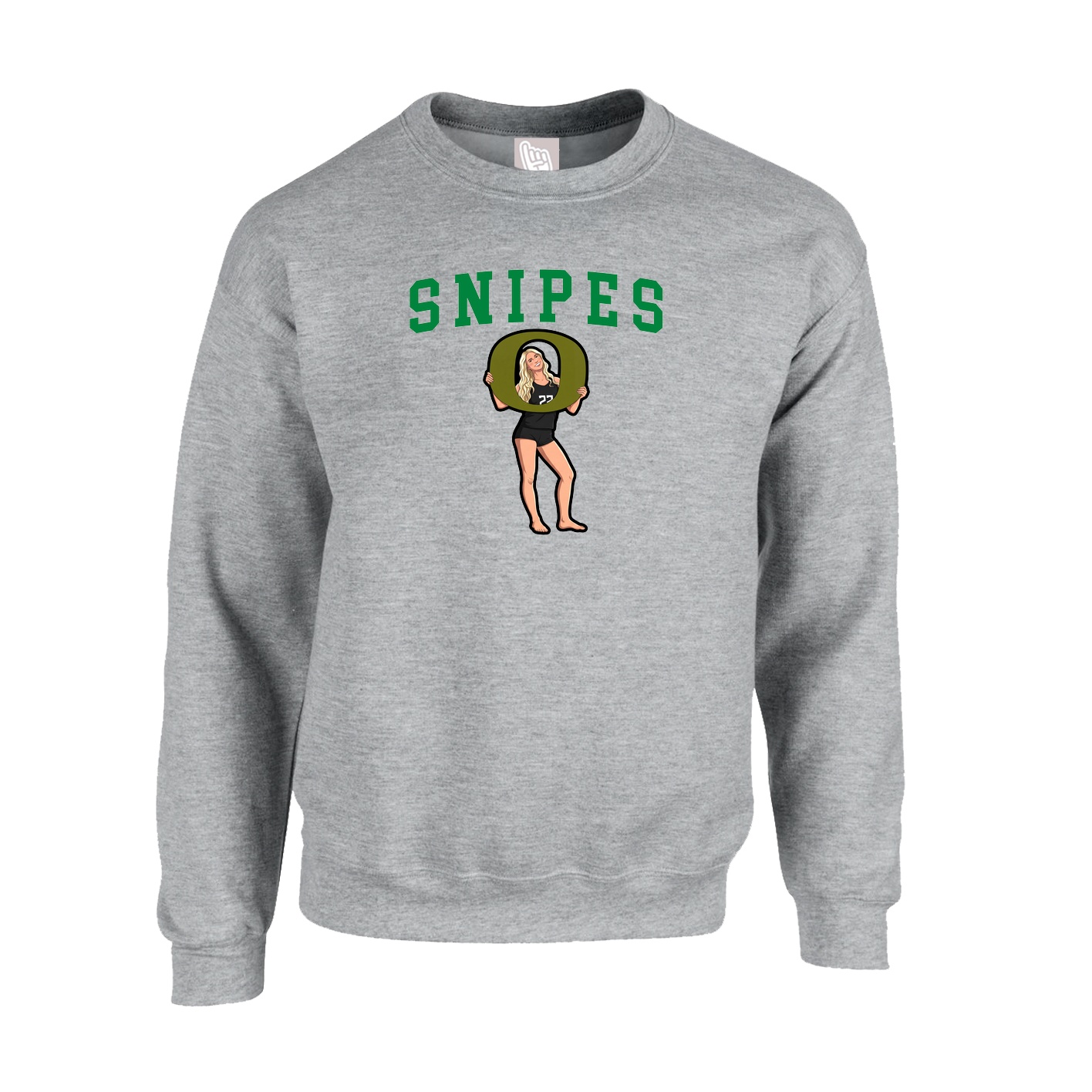 Fleece Crew — Shirsey in Grey
