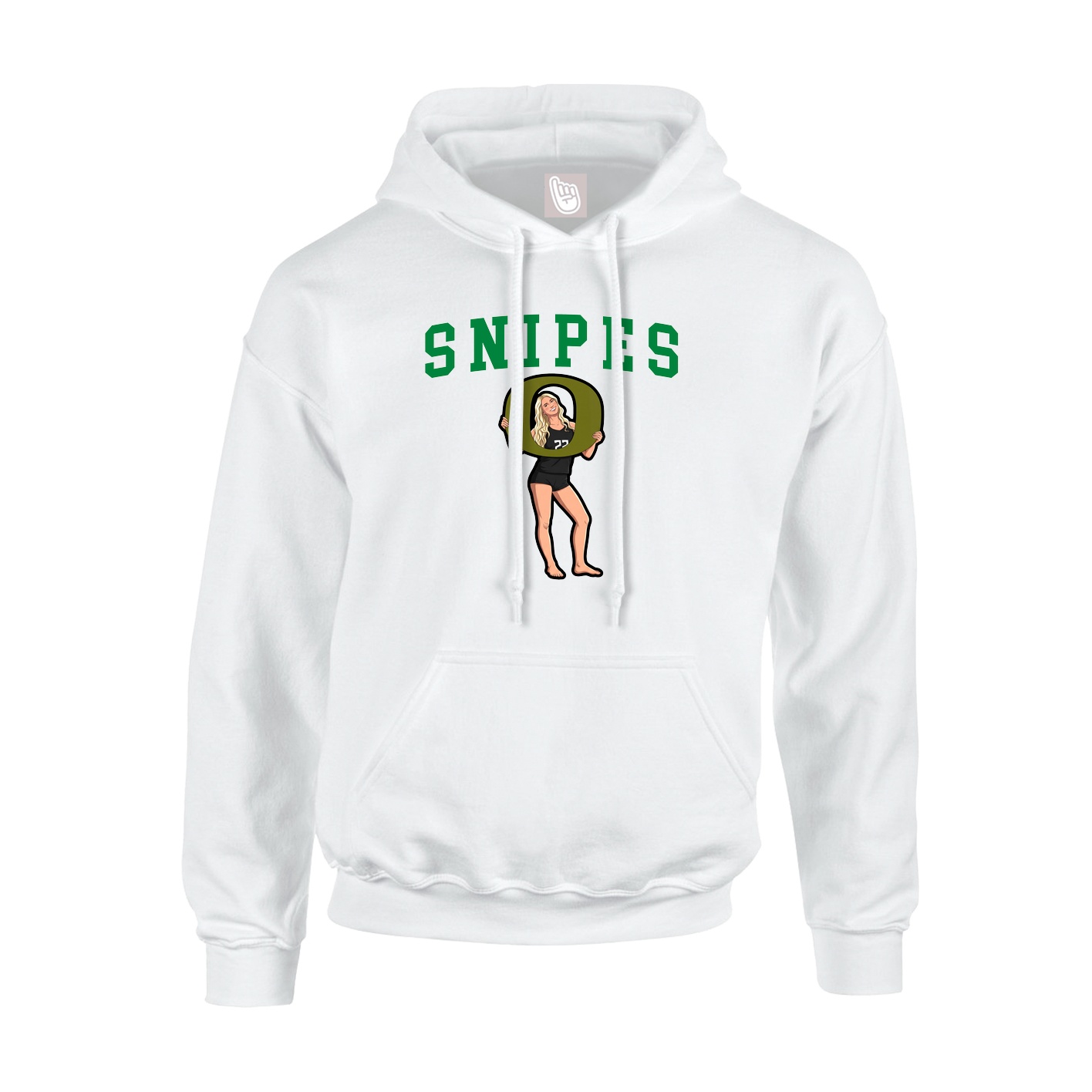 Youth Hoodie — Shirsey in White