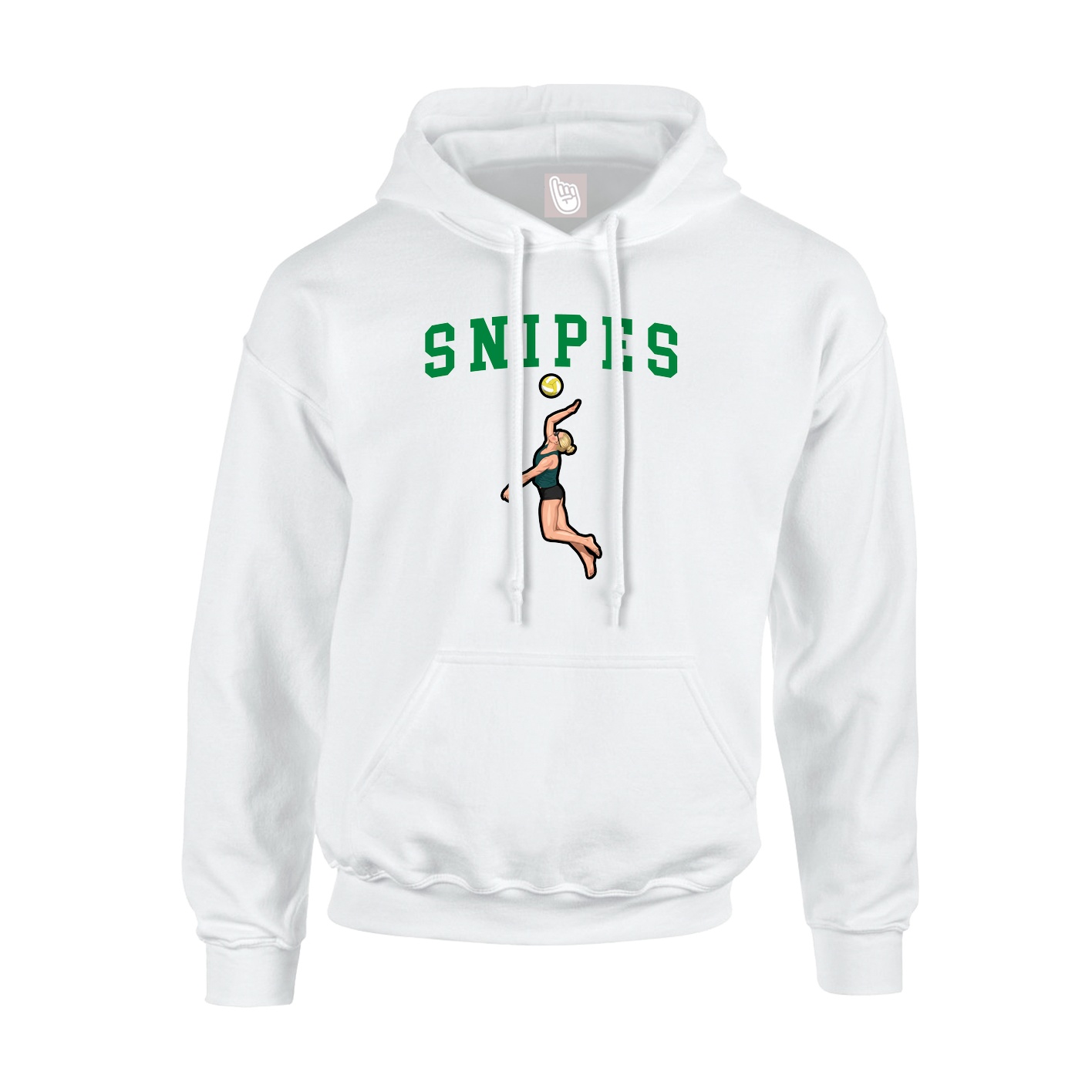Hoodie — Shirsey in White