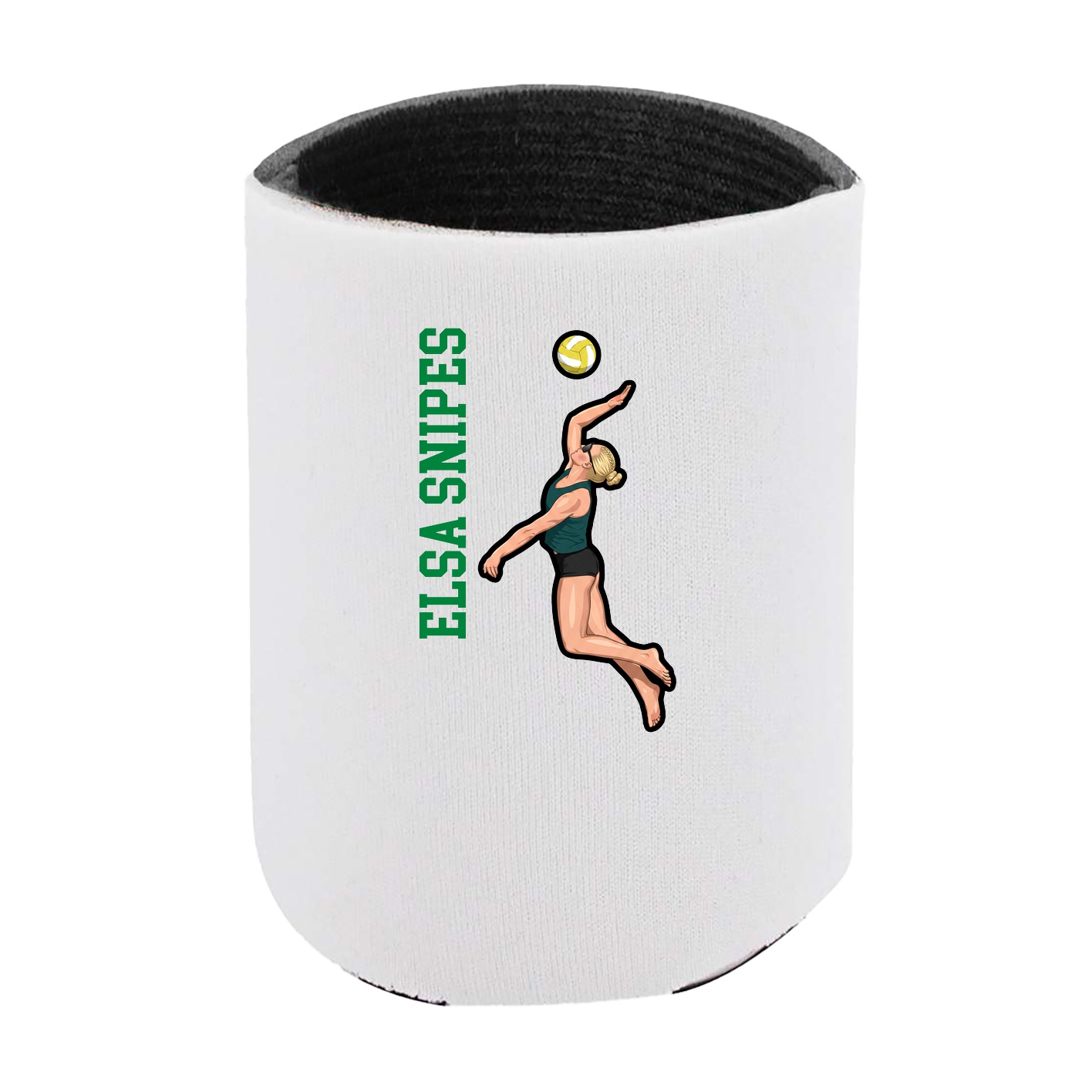 Can Holder — Name Vertical in White