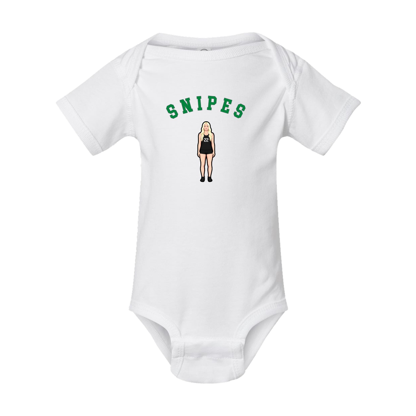 Baby Onesie — Shirsey Arch in White