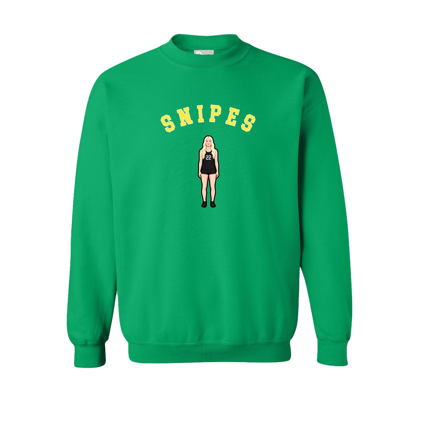 Fleece Crew — Shirsey Arch in Green