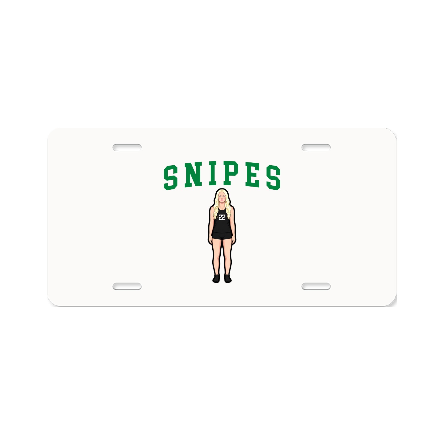 License Plate — Shirsey in Classic