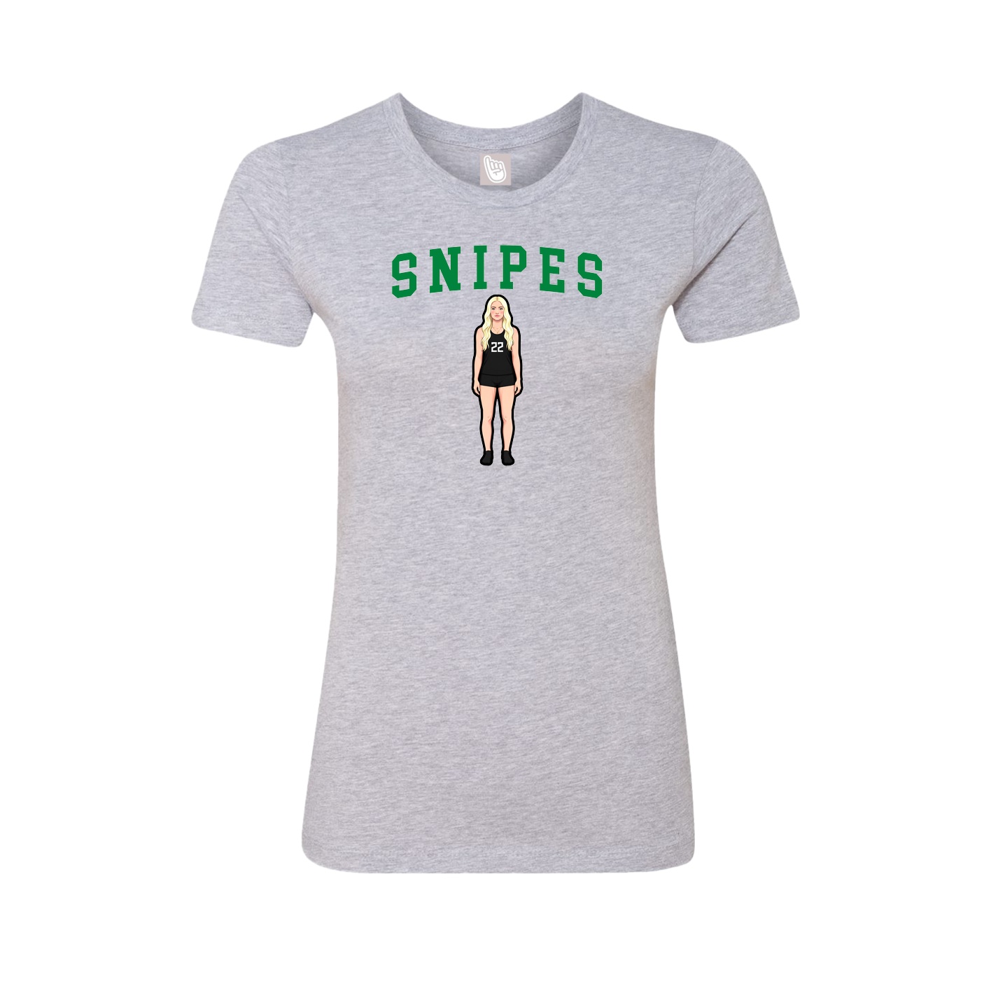 Womens Tee — Shirsey in Grey