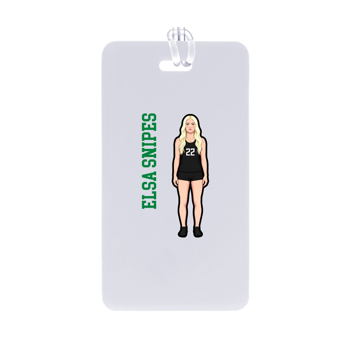 Bag Tag — Name Vertical in Classic