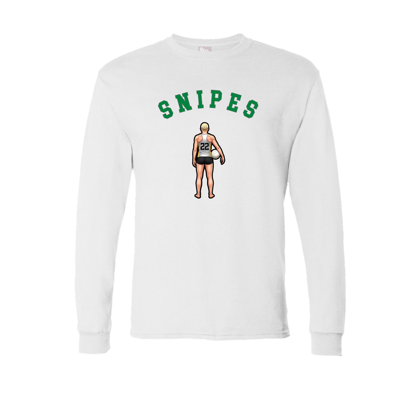 Long Sleeve Tee — Shirsey Arch in White