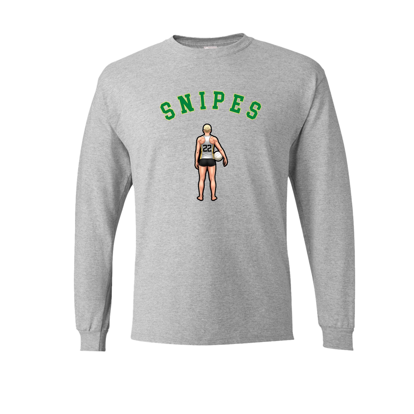 Long Sleeve Tee — Shirsey Arch in Grey