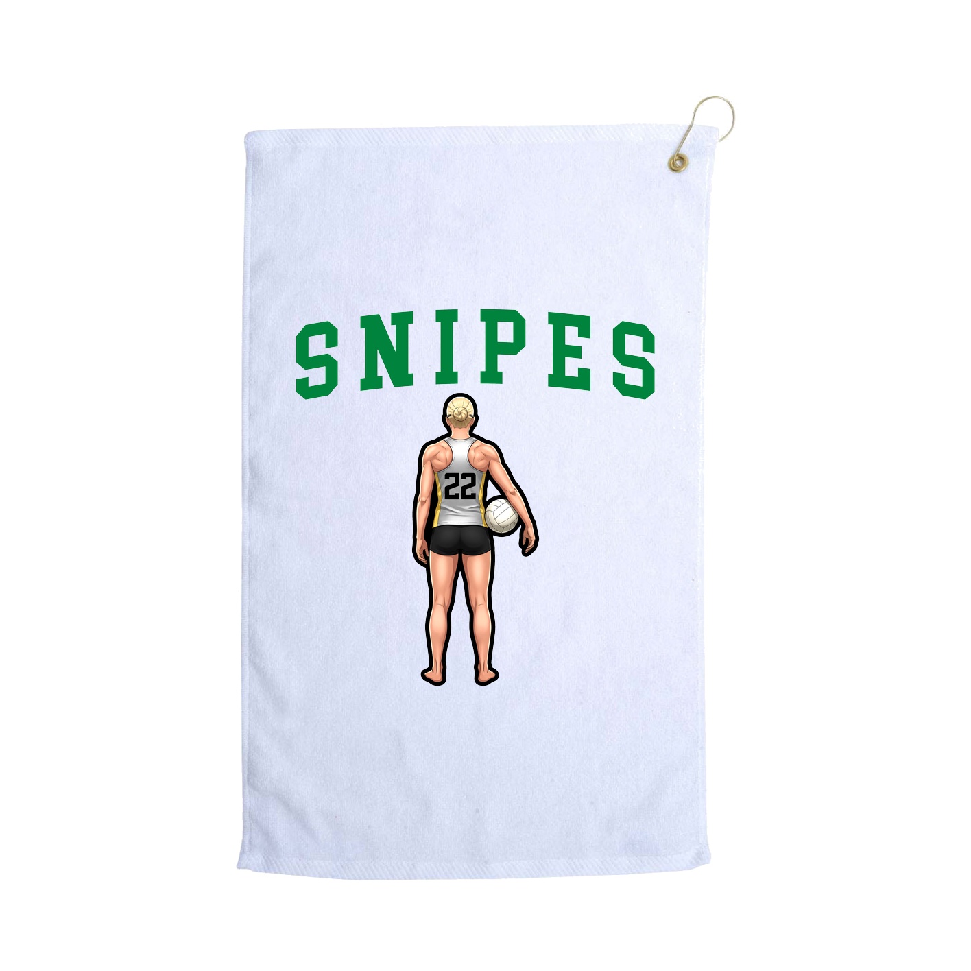 Golf Towel — Shirsey in White