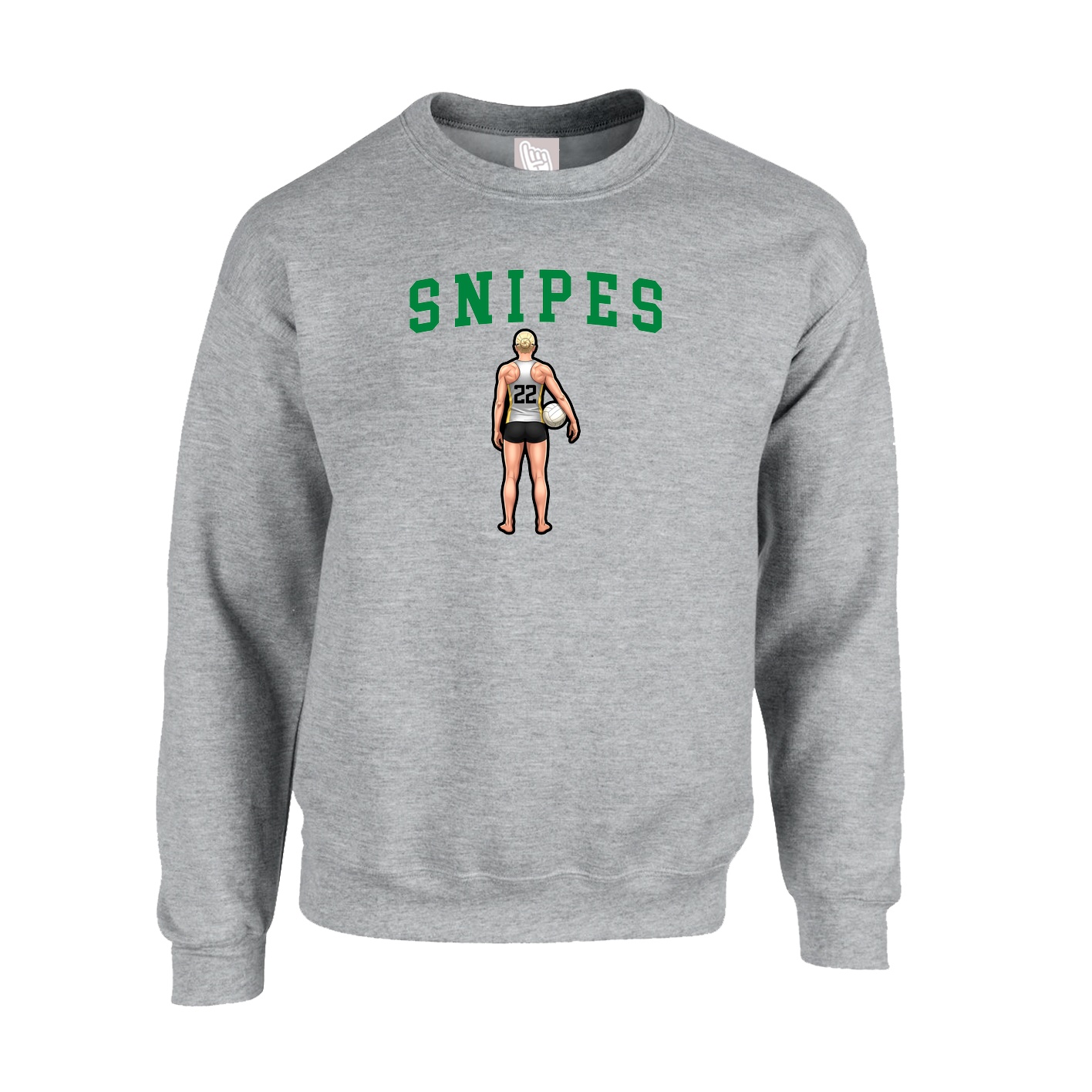 Fleece Crew — Shirsey in Grey