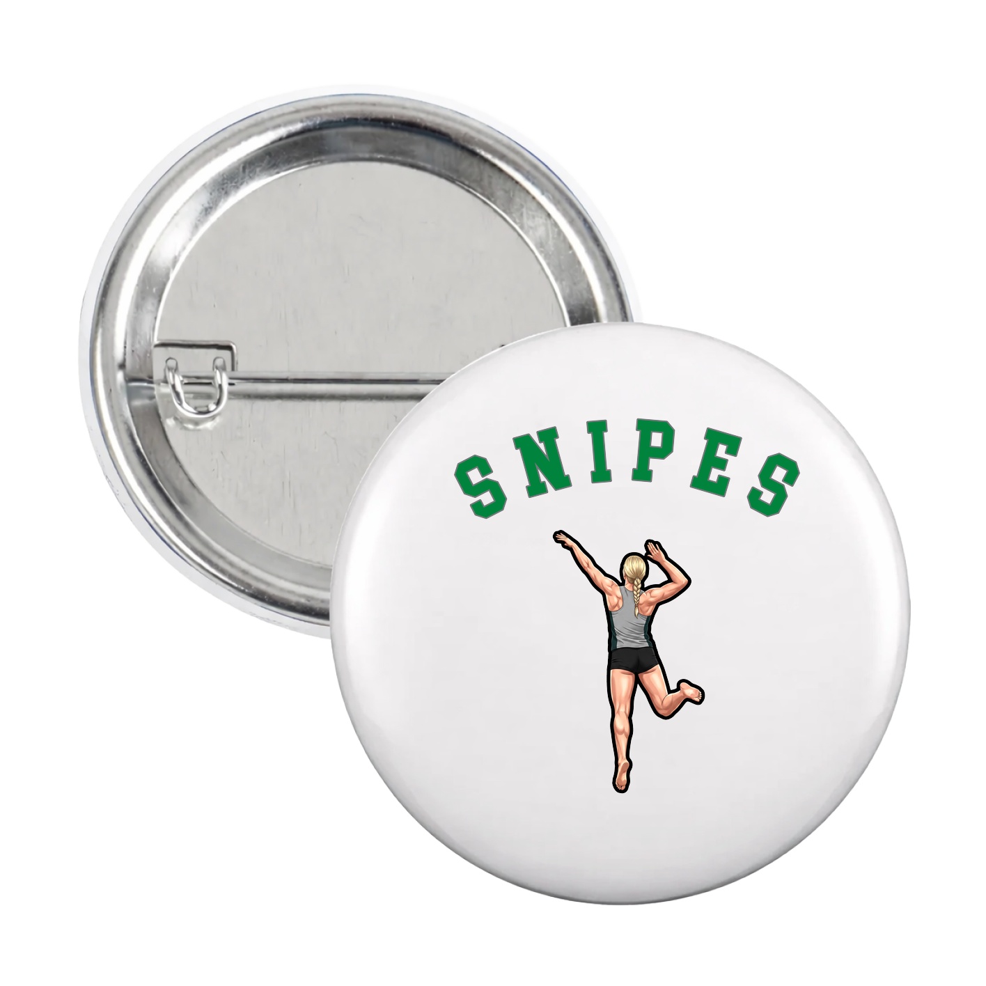 Game Day Button — Shirsey Arch in White