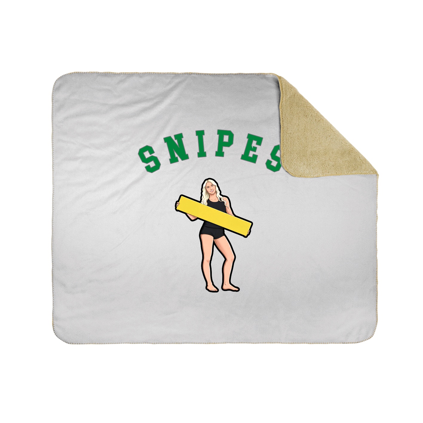 Throw Blanket — Shirsey Arch in White