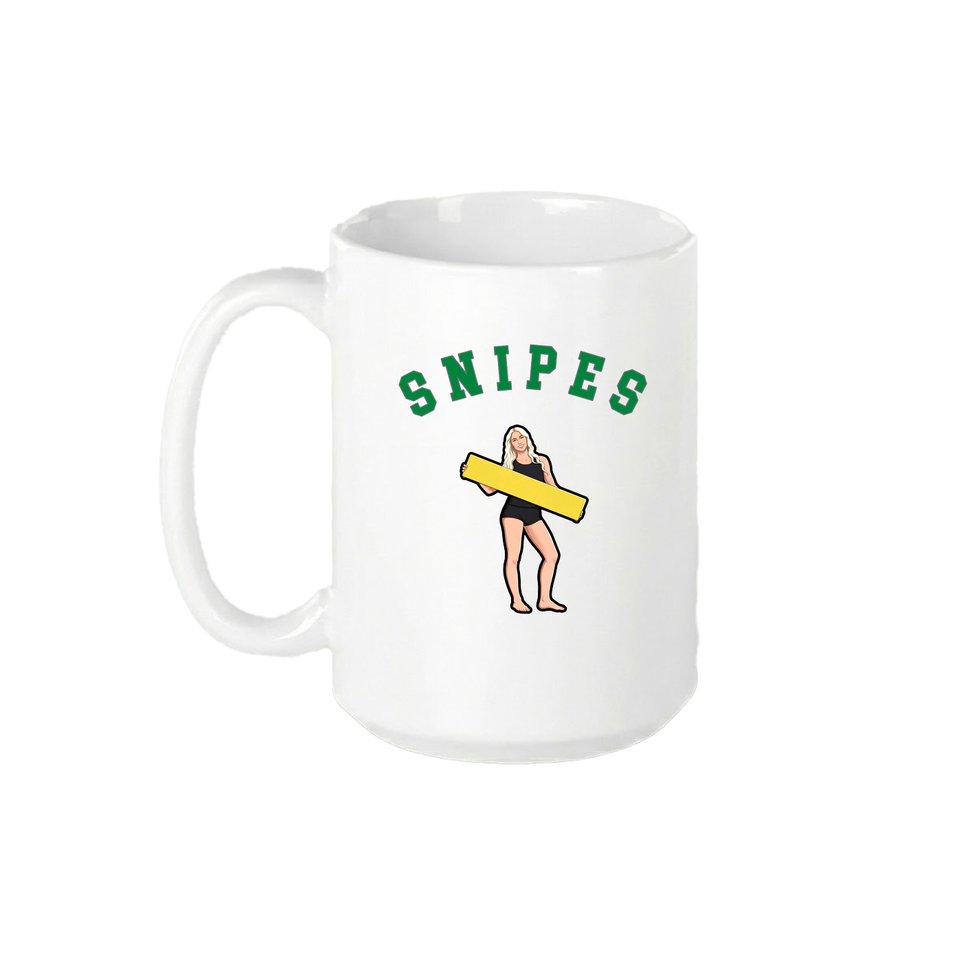15oz Coffee Mug — Shirsey Arch in White