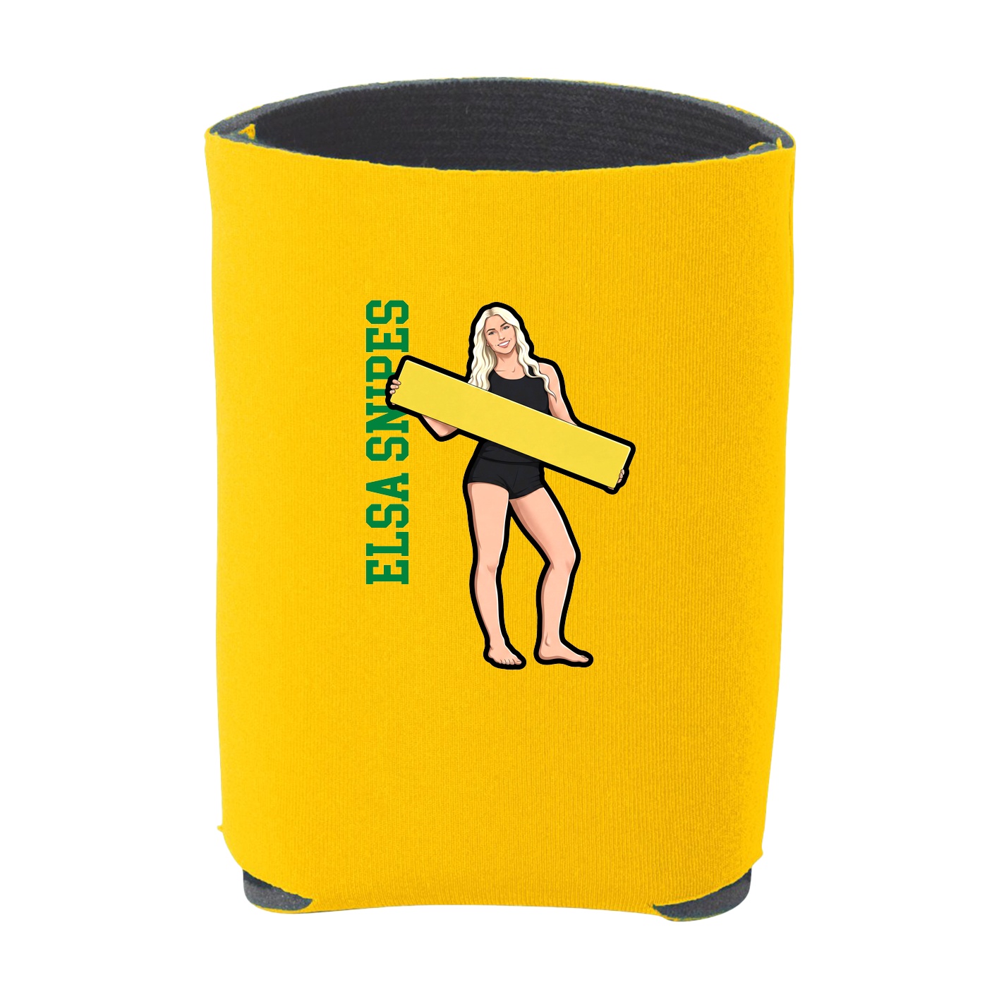 Can Holder — Name Vertical in Yellow