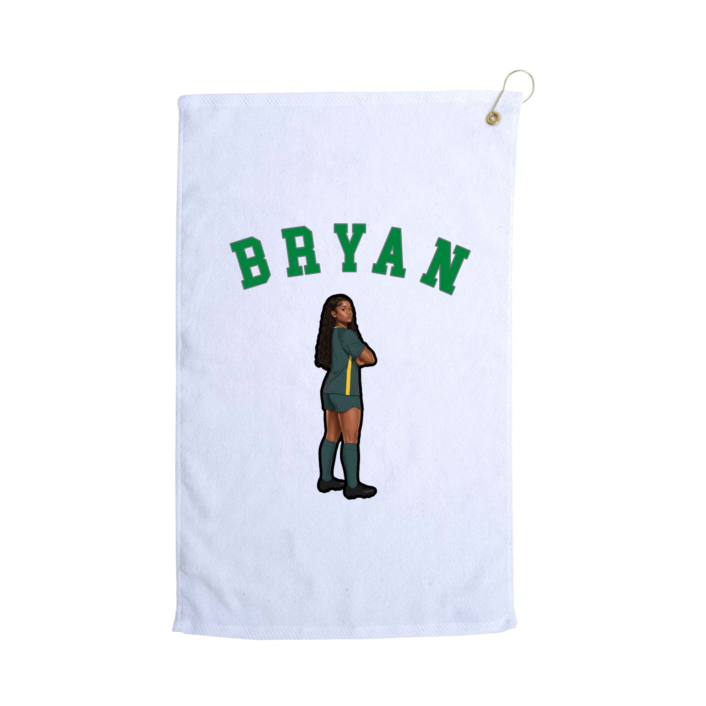Golf Towel — Shirsey Arch in White