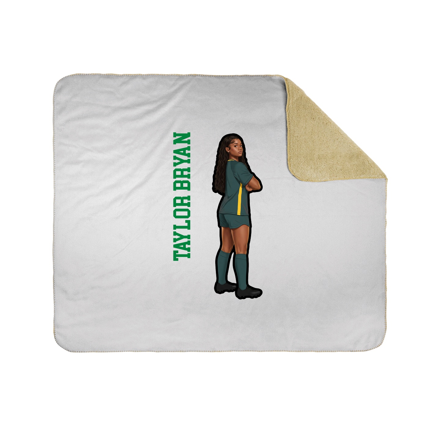 50x60 Sherpa Lined Throw Blanket