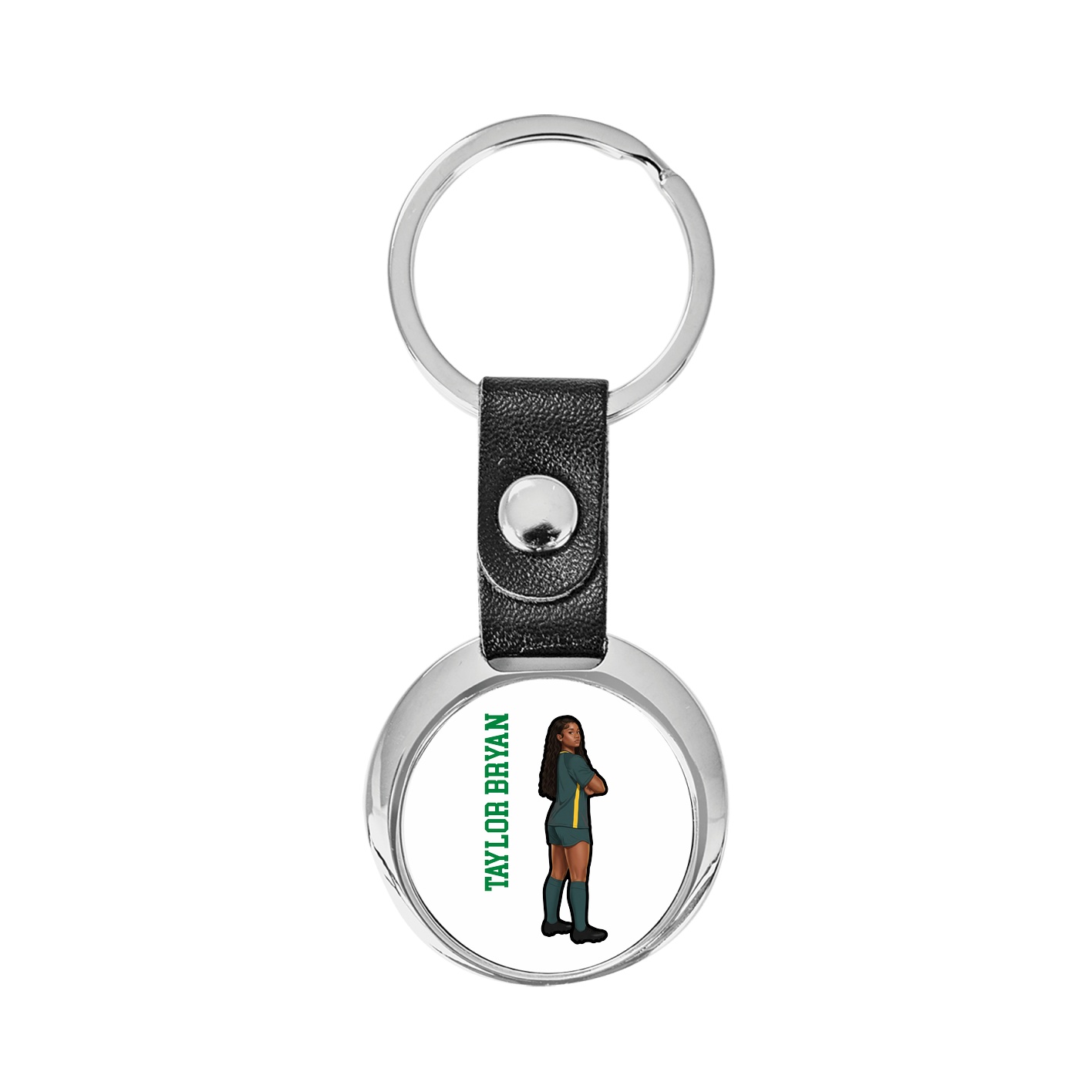 Key Chain — Name Vertical in Classic