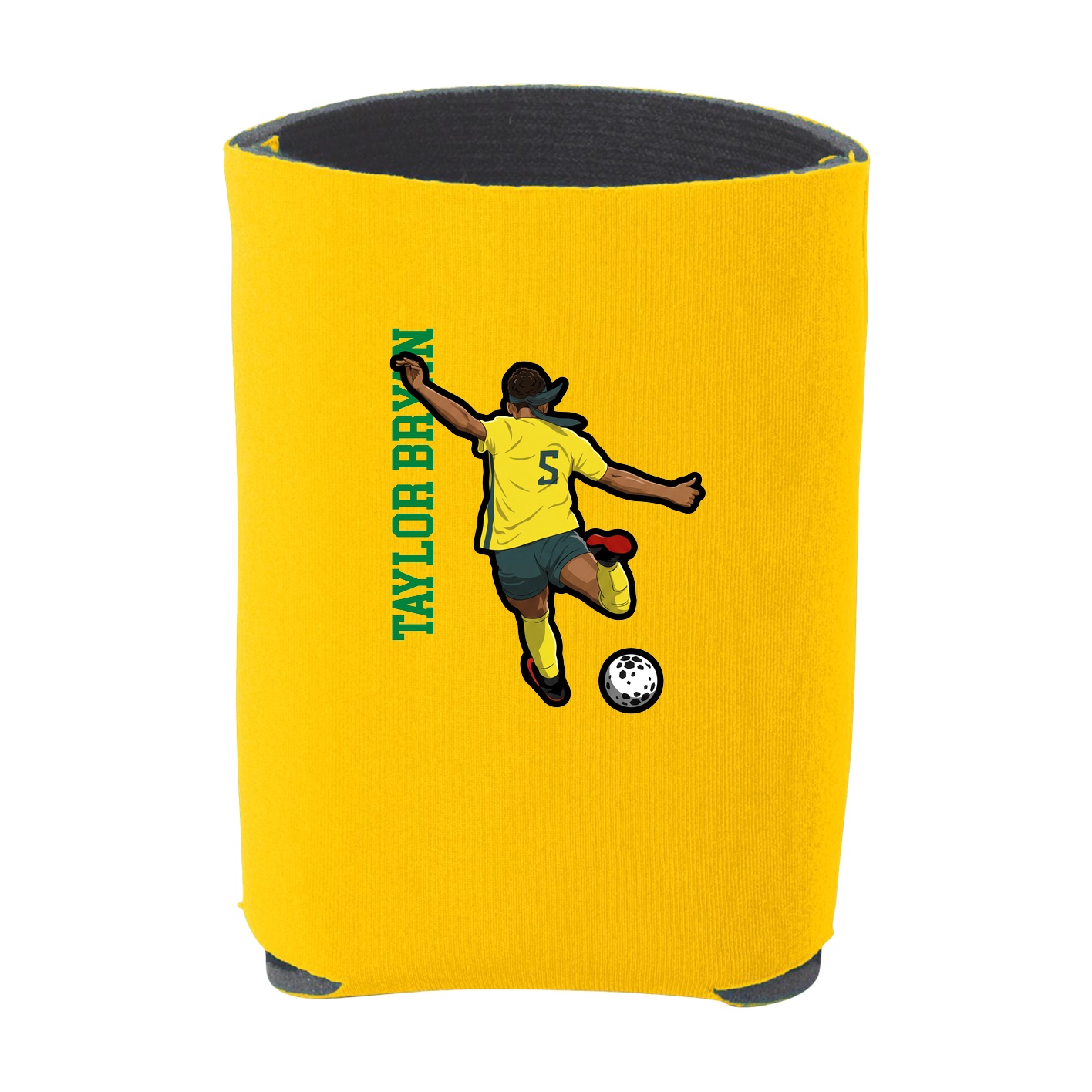 Can Holder — Name Vertical in Yellow