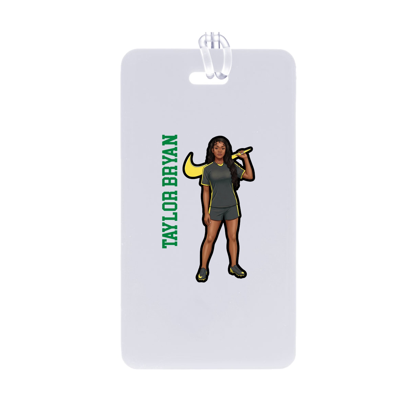 Bag Tag — Name Vertical in Classic