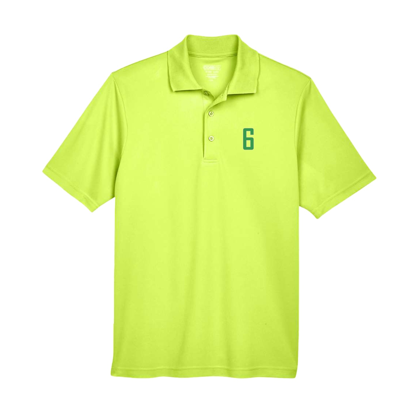Performance Polo — Front Shirsy in Yellow