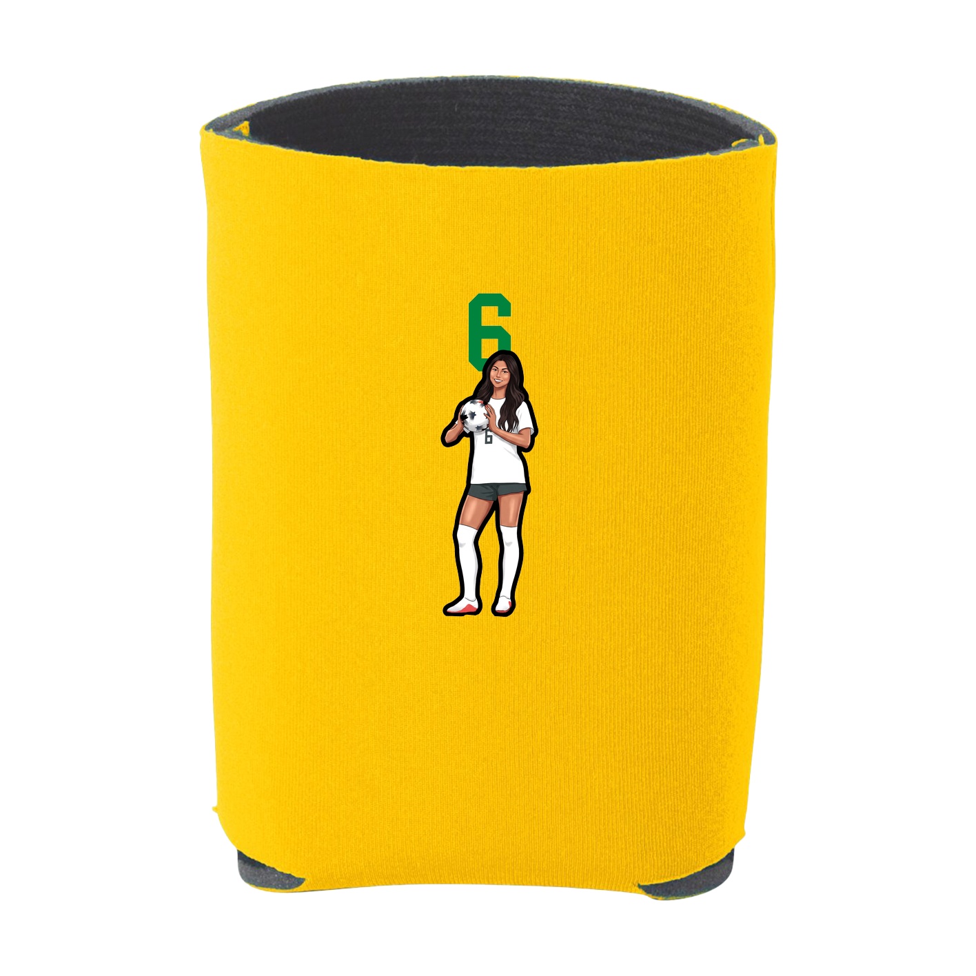 Can Holder — Number Top in Yellow