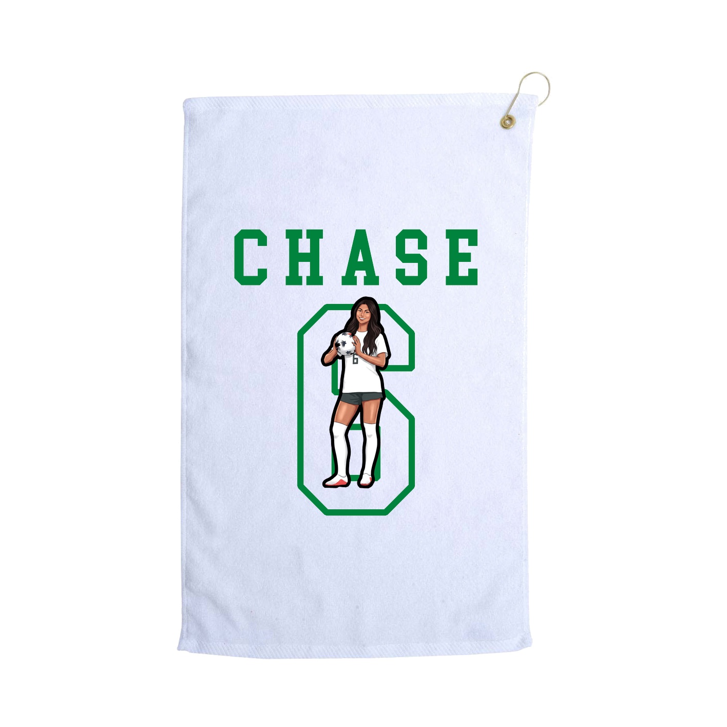 Golf Towel — Shirsey in White
