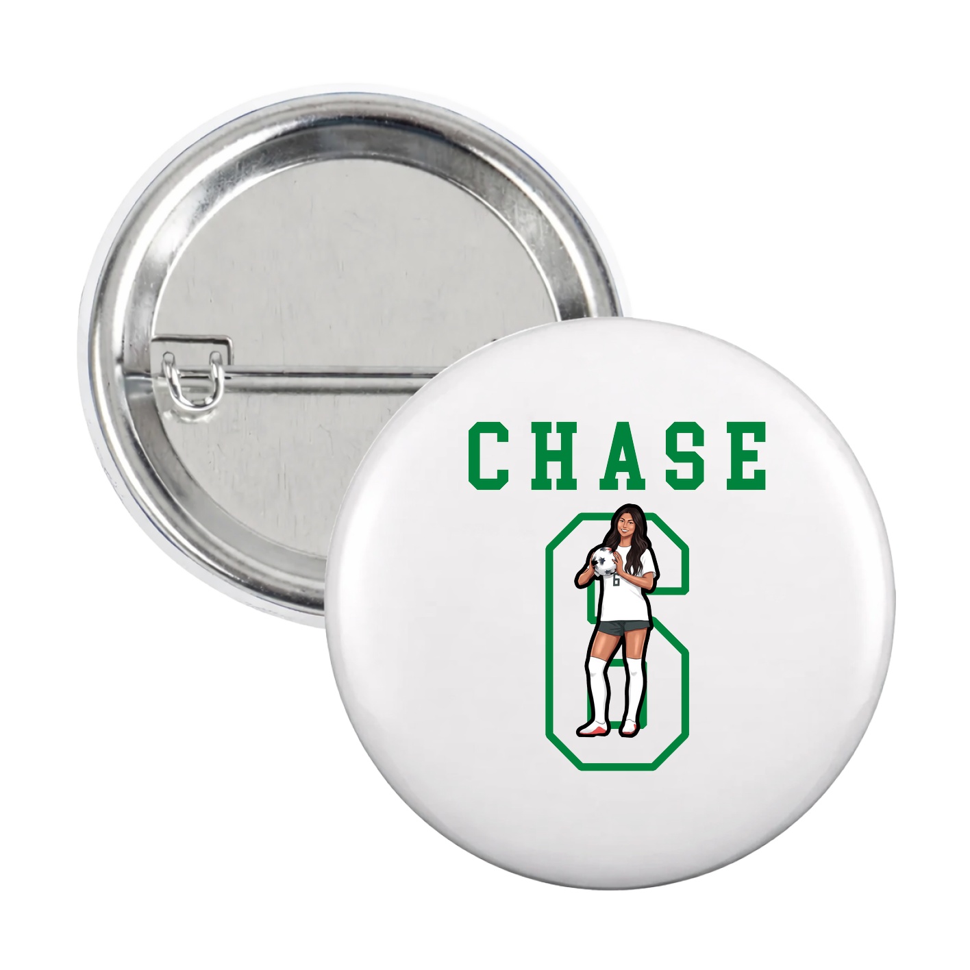 Game Day Button — Shirsey in White