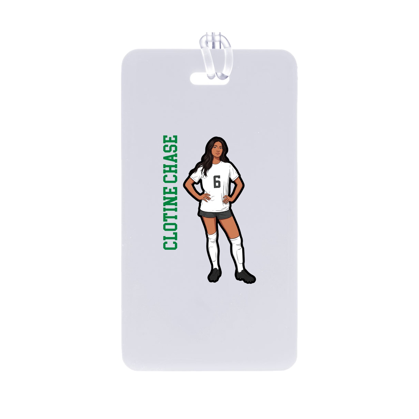 Bag Tag — Name Vertical in Classic