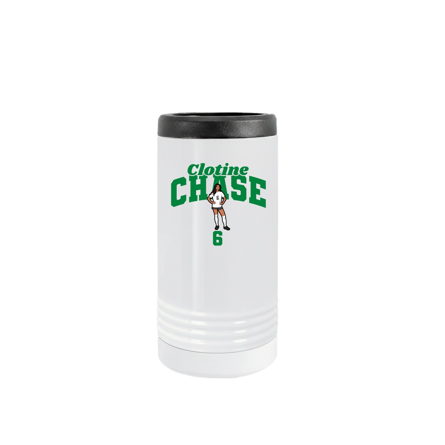 Slim Beverage Holder — Signature Arch in White