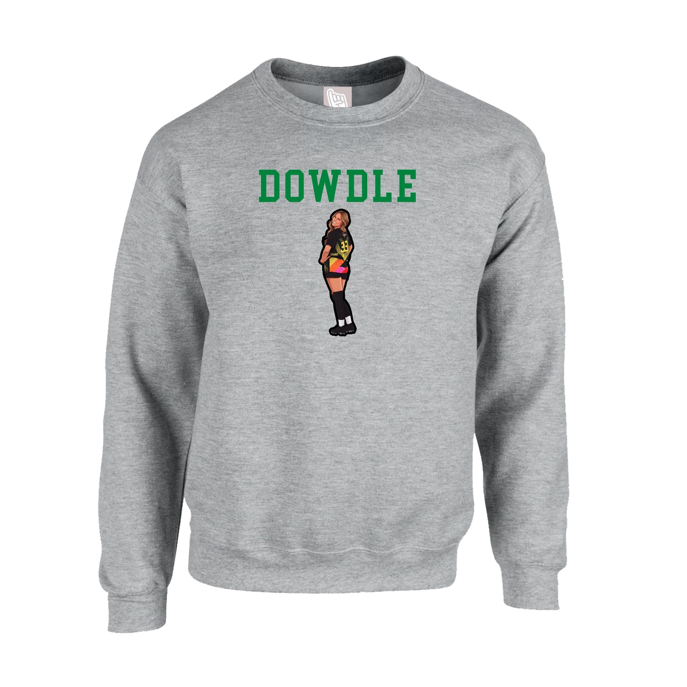 Fleece Crew — Shirsey in Grey