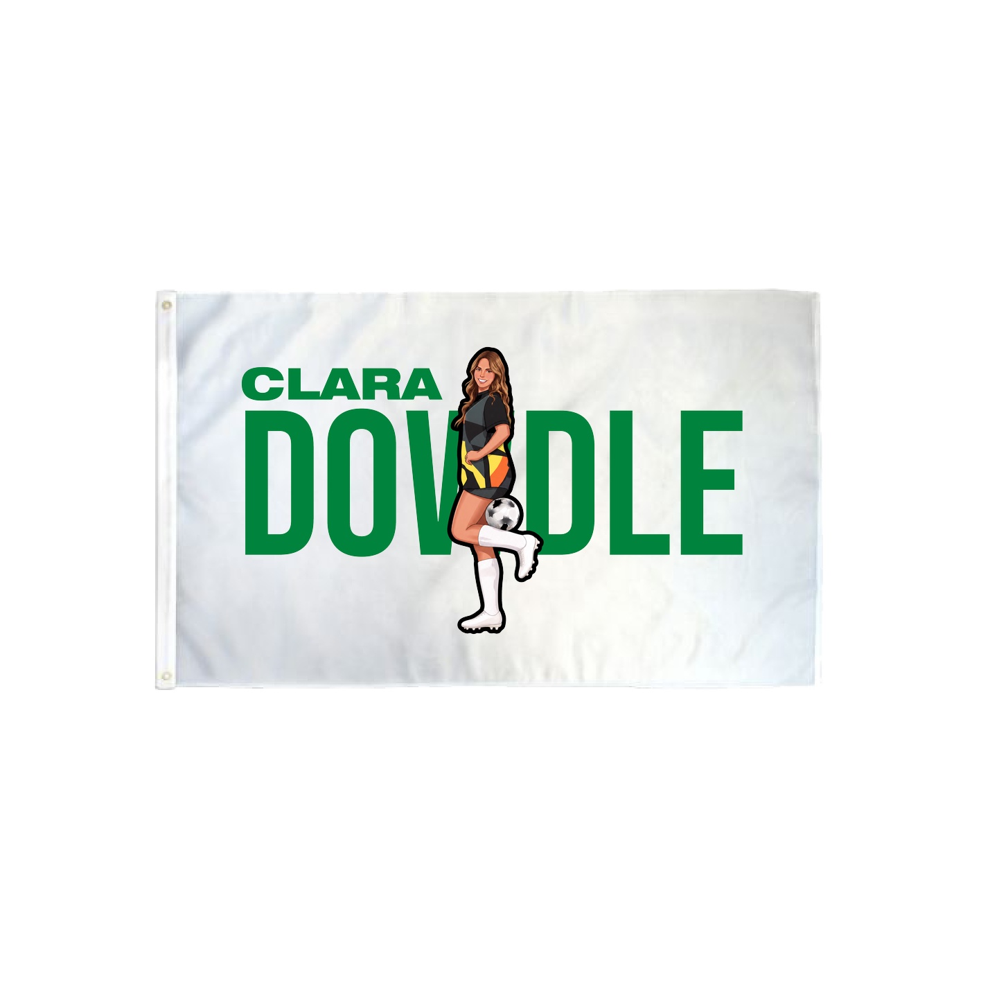 3x5 Flag — Player Name in Classic