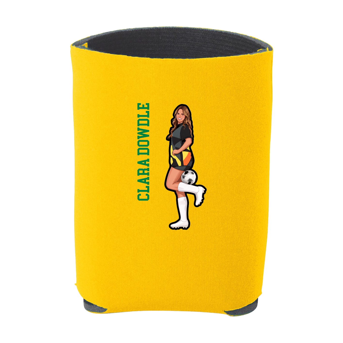 Can Holder — Name Vertical in Yellow